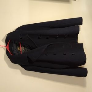 Alpha Industries Dark Blue Pea Coat